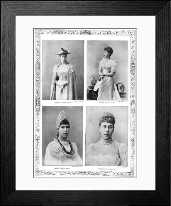 Framed Print : Princess Victoria Melita of Edinburgh Framed Print : Princess Victoria Melita of Edinburgh