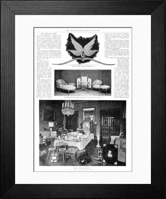 Framed Print : Royal wedding: Princess Victoria Melita & Prince Ernst Ludwig Framed Print : Royal wedding: Princess Victoria Melita & Prince Ernst Ludwig