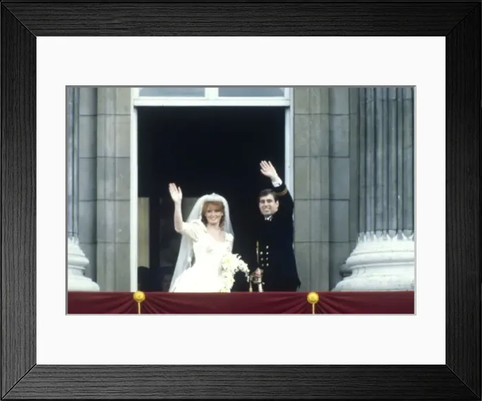 Framed Print : Royal Wedding 1986 - on the balcony Framed Print : Royal Wedding 1986 - on the balcony