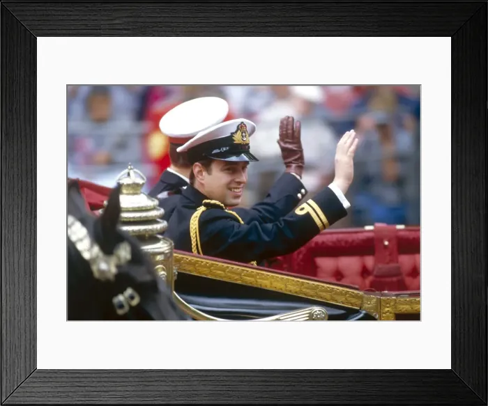 Framed Print : Royal Wedding 1986 - Prince Andrew