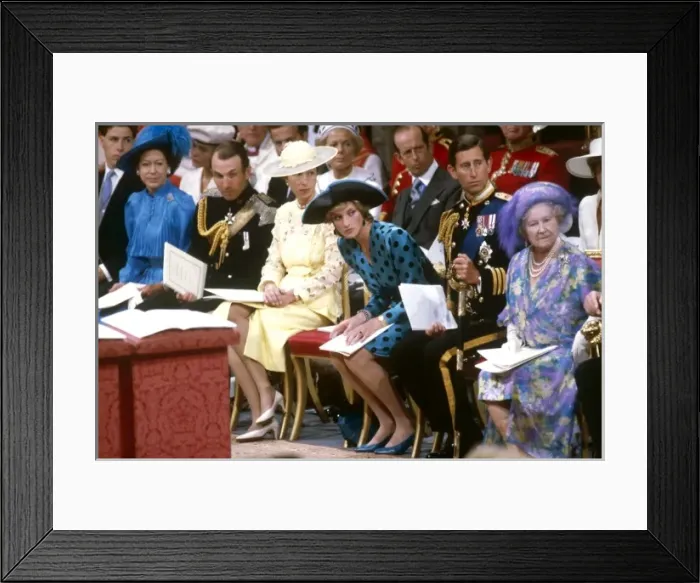 Framed Print : Royal Wedding 1986 - the royal family Framed Print : Royal Wedding 1986 - the royal family