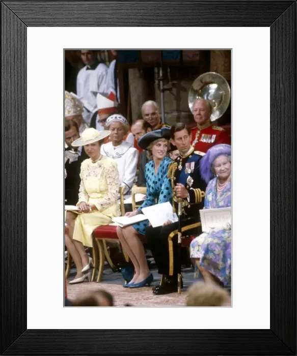 Framed Print : Royal Wedding 1986 - the royal family