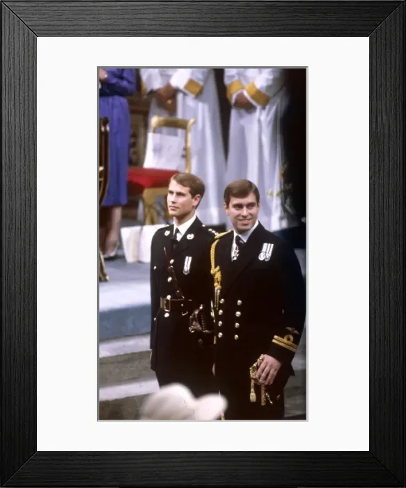 Framed Print : Royal Wedding 1986 - the smiling bridegroom Framed Print : Royal Wedding 1986 - the smiling bridegroom