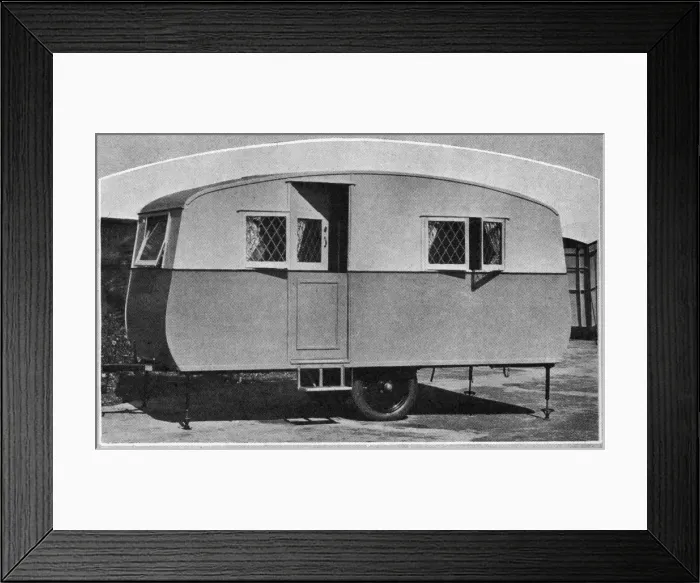 Framed Print : Eccles caravan Framed Print : Eccles caravan
