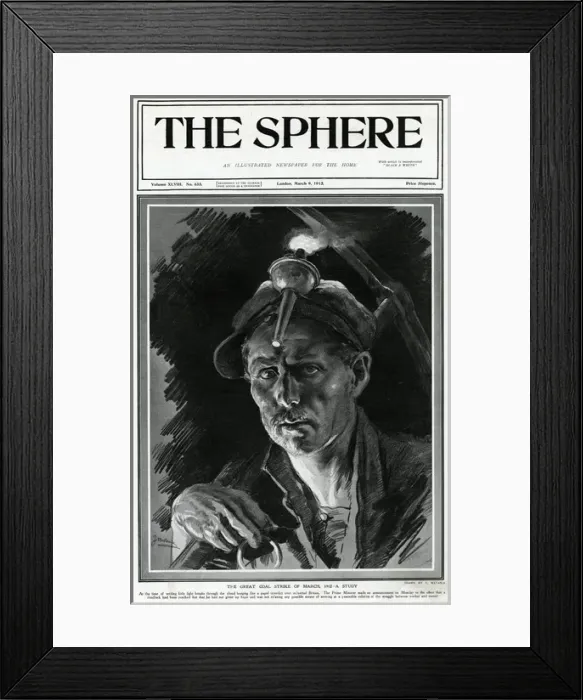 Framed Print : Coal strike of 1912 Framed Print : Coal strike of 1912