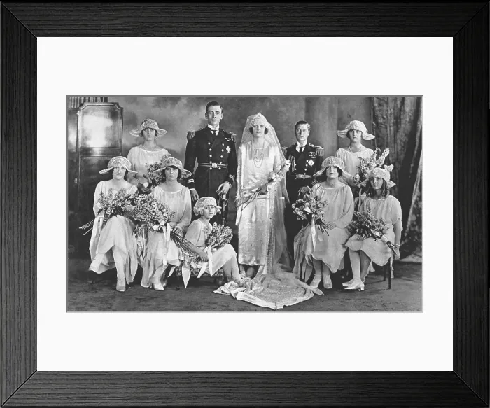 Framed Print : Royal Wedding 1922 - Lord Louis Mountbatten Framed Print : Royal Wedding 1922 - Lord Louis Mountbatten