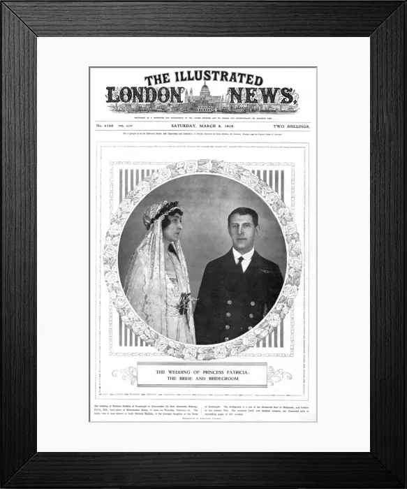 Framed Print : Royal Wedding 1919 -- Princess Patricia of Connaught Framed Print : Royal Wedding 1919 -- Princess Patricia of Connaught