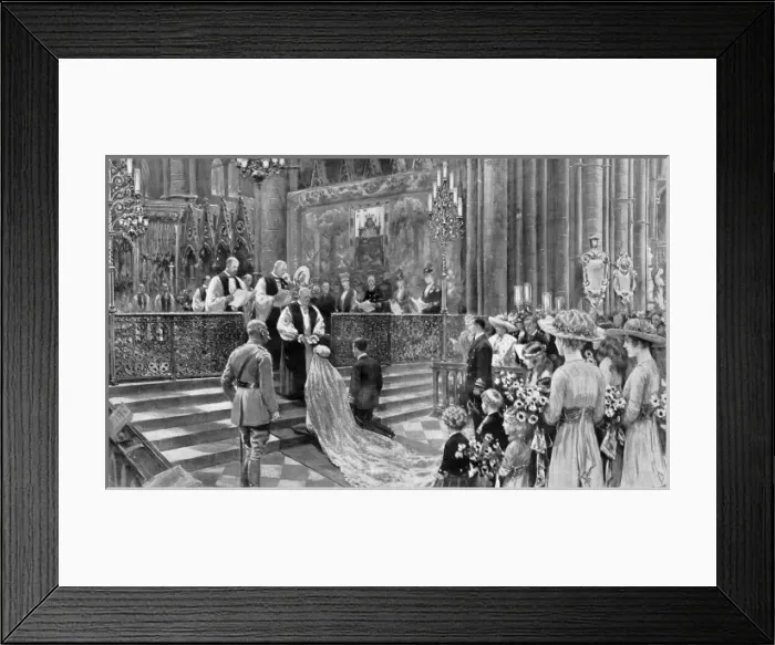 Framed Print : Royal Wedding 1919 -- Princess Patricia of Connaught Framed Print : Royal Wedding 1919 -- Princess Patricia of Connaught