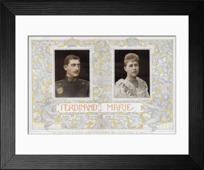 Framed Print : Royal Wedding 1893 -- Princess Marie of Edinburgh Framed Print : Royal Wedding 1893 -- Princess Marie of Edinburgh