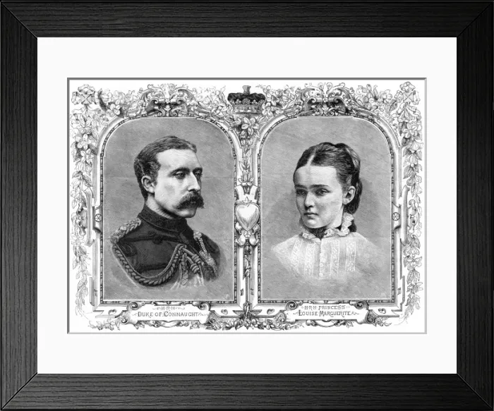 Framed Print : Royal Wedding 1879 -- Duke of Connaught & Princess Louise Framed Print : Royal Wedding 1879 -- Duke of Connaught & Princess Louise
