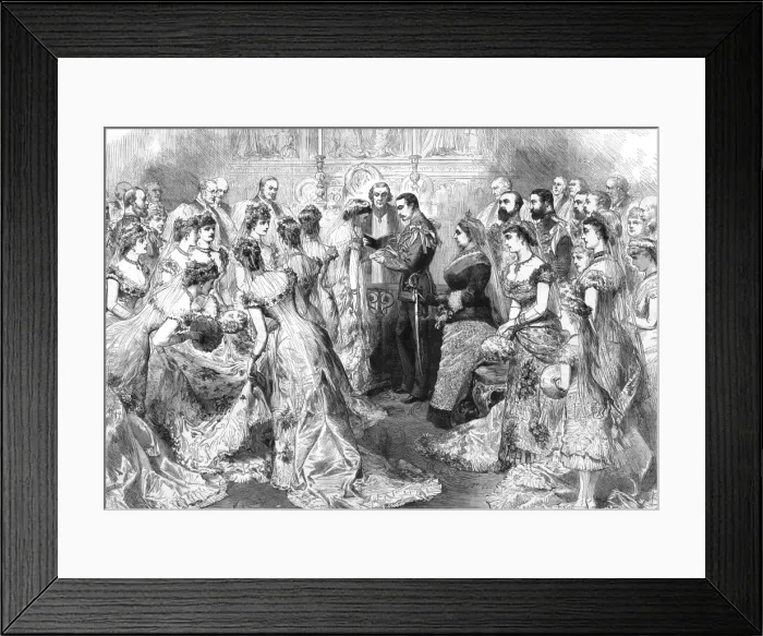 Framed Print : Royal Wedding 1882 -- Prince Leopold, Duke of Albany Framed Print : Royal Wedding 1882 -- Prince Leopold, Duke of Albany
