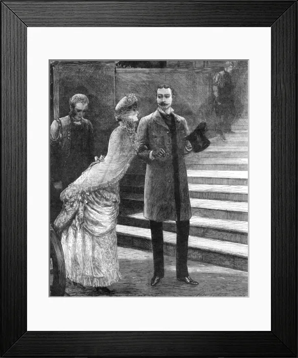Framed Print : Royal Wedding 1882 -- Duke & Duchess of Albany