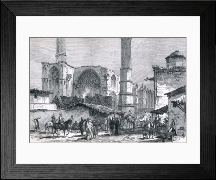 Framed Print : Cathedral church of St. Sophia and mosque, Nicosia, Cyprus Framed Print : Cathedral church of St. Sophia and mosque, Nicosia, Cyprus