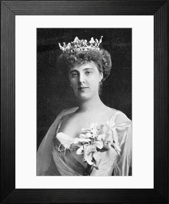 Framed Print : Daisy, Princess of Pless Framed Print : Daisy, Princess of Pless