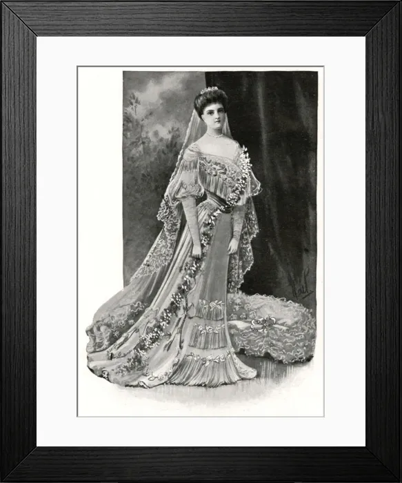 Framed Print : Royal Wedding 1904 -- Princess Alice of Albany Framed Print : Royal Wedding 1904 -- Princess Alice of Albany