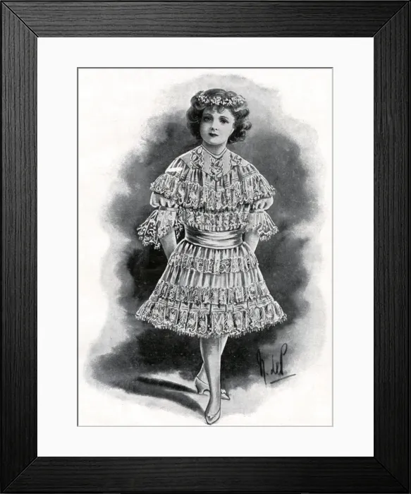 Framed Print : Royal Wedding 1904 -- Princess Mary as bridesmaid