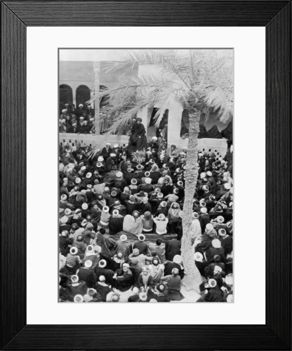 Framed Print : A speech in Teheran Framed Print : A speech in Teheran