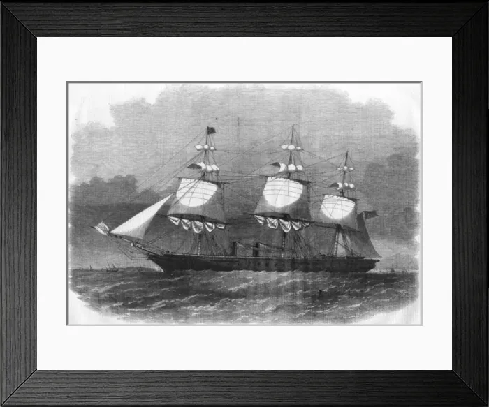 Framed Print : H. M. S. Warrior Framed Print : H. M. S. Warrior