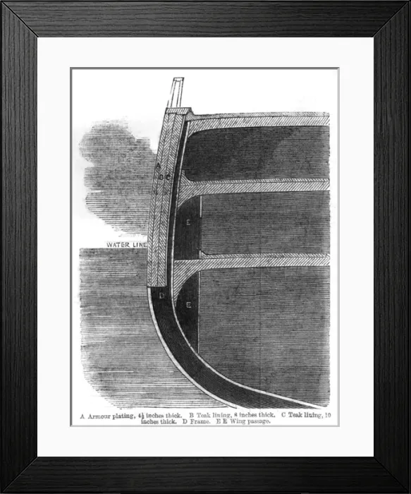 Framed Print : H. M. S. Warrior Framed Print : H. M. S. Warrior