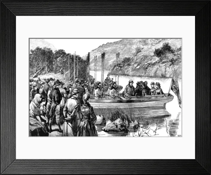 Framed Print : Edwards visit to Killarney, Ireland