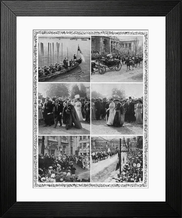 Framed Print : King George Vs visit to Ireland Framed Print : King George Vs visit to Ireland