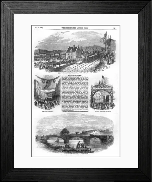 Framed Print : North Devon Railway Framed Print : North Devon Railway
