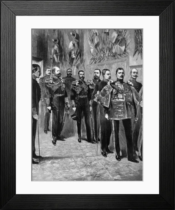 Framed Print : Royal wedding 1893 - the groom arrives Framed Print : Royal wedding 1893 - the groom arrives