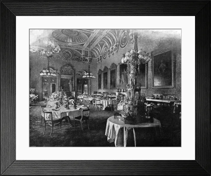 Framed Print : Royal wedding 1893 - the wedding cake Framed Print : Royal wedding 1893 - the wedding cake
