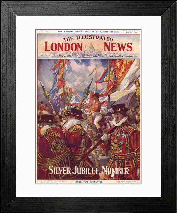 Framed Print : Illustrated London News Silver Jubilee Number 1935 Framed Print : Illustrated London News Silver Jubilee Number 1935