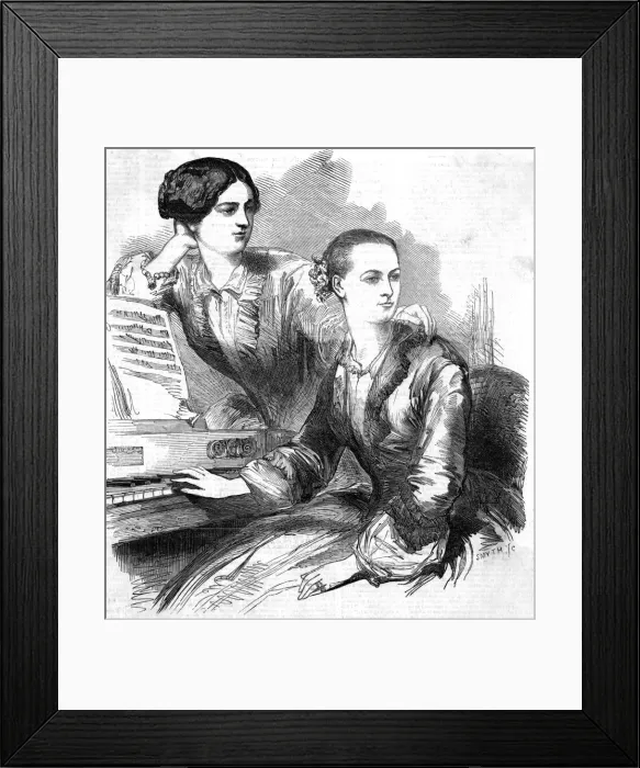 Framed Print : Cruvelli sisters Framed Print : Cruvelli sisters