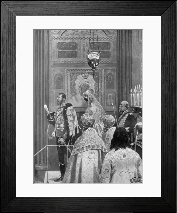 Framed Print : Wedding of Tsar Nicholas II and Princess Alix of Hesse