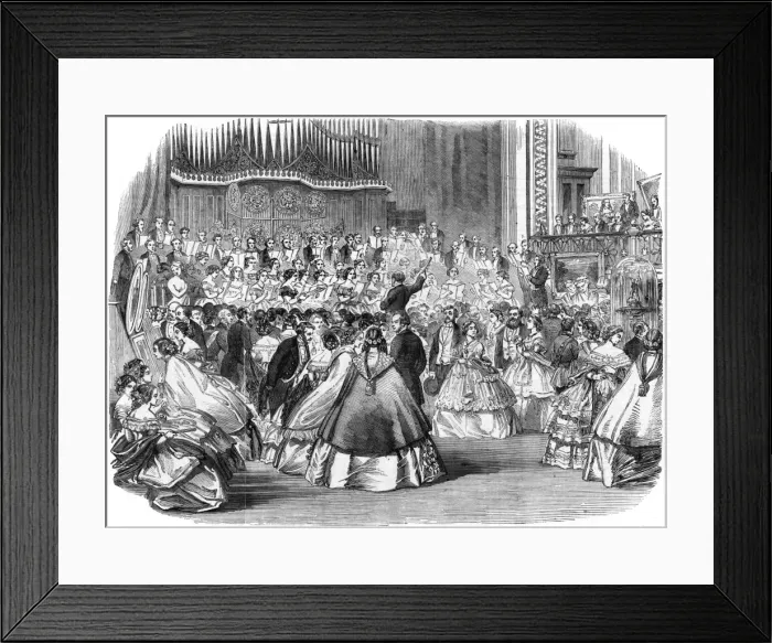 Framed Print : Concert at St Jamess Hall, 1860