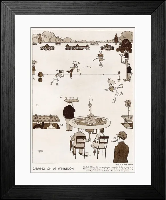 Framed Print : Trying to carry on as usual! Tennis players camouflaged from above in case of invasion. Date: 1941 Framed Print : Trying to carry on as usual! Tennis players camouflaged from above in case of invasion. Date: 1941