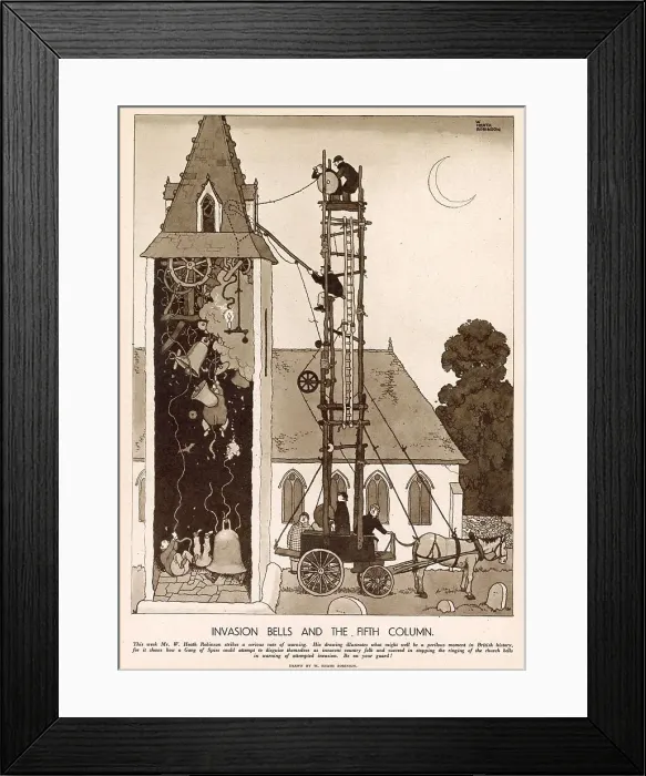 Framed Print : Invasion Bells and the Fifth Column Framed Print : Invasion Bells and the Fifth Column