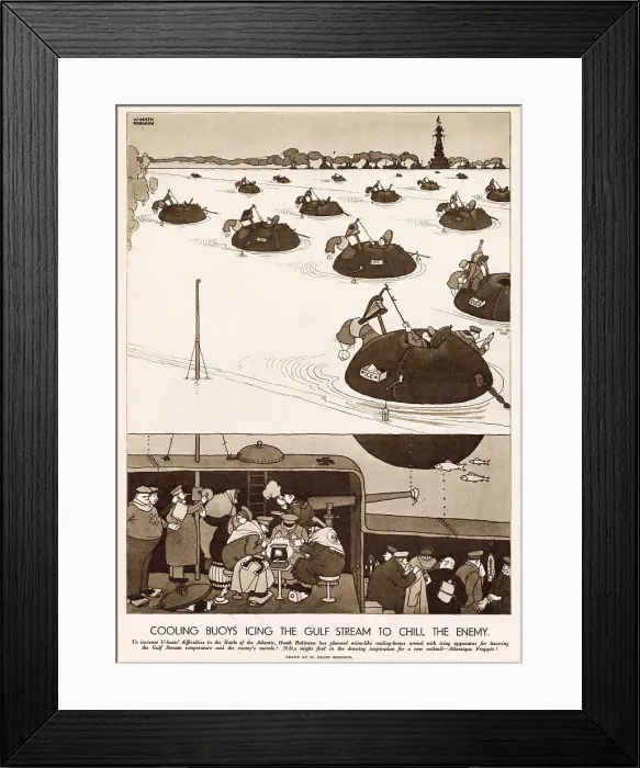 Framed Print : Cooling Buoys Icing the Gulf Stream to Chill the Enemy Framed Print : Cooling Buoys Icing the Gulf Stream to Chill the Enemy
