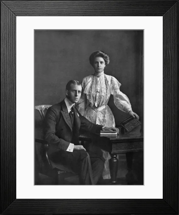 Framed Print : Prince Andrew of Greece and Princess Alice of Battenberg Framed Print : Prince Andrew of Greece and Princess Alice of Battenberg