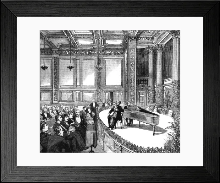 Framed Print : Concert at Princes Hall, 1883 Framed Print : Concert at Princes Hall, 1883