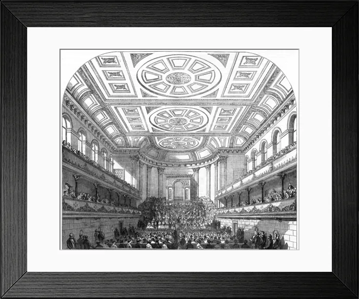 Framed Print : St Georges Hall, Bradford, interior Framed Print : St Georges Hall, Bradford, interior