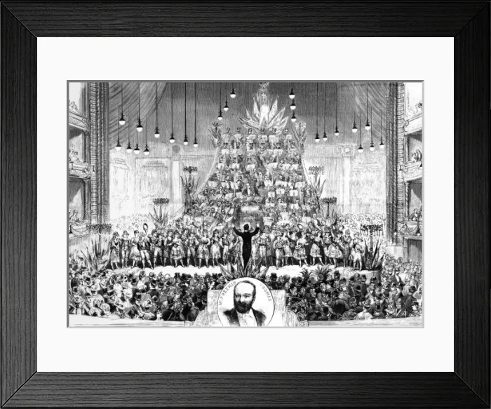 Framed Print : Proms at Covent Garden, London, 1887