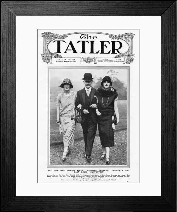 Framed Print : Lady Louis Mountbatten - Tatler front cover Framed Print : Lady Louis Mountbatten - Tatler front cover