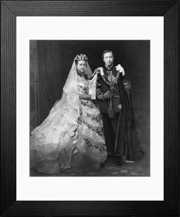 Framed Print : Royal Wedding 1863 - Prince and Princess of Wales