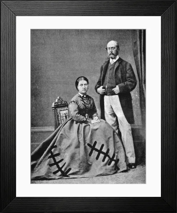 Framed Print : Prince and Princess Christian Framed Print : Prince and Princess Christian
