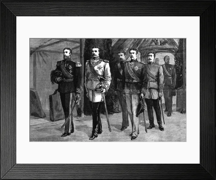 Framed Print : Wedding of Princess Beatrice and Prince Henry of Battenberg Framed Print : Wedding of Princess Beatrice and Prince Henry of Battenberg