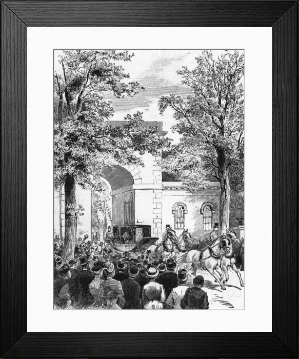 Framed Print : Wedding of Princess Beatrice and Prince Henry of Battenberg Framed Print : Wedding of Princess Beatrice and Prince Henry of Battenberg