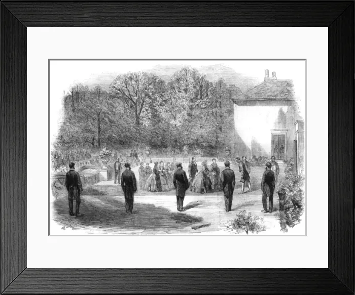 Framed Print : The Royal Visit to Ireland, 1861- Killarney House