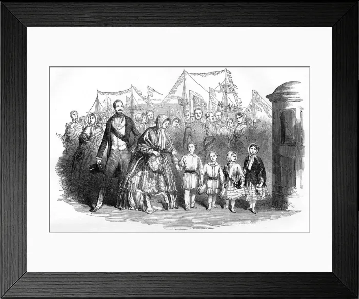 Framed Print : The Royal Visit to Ireland, 1849
