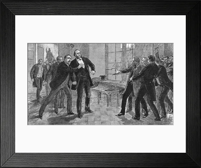 Framed Print : Assassination attempt on Jules Ferry Framed Print : Assassination attempt on Jules Ferry