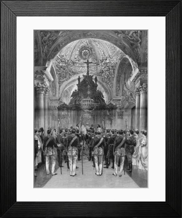 Framed Print : Marriage of Tsar Nicholas II and Alexandra Feodorovna Framed Print : Marriage of Tsar Nicholas II and Alexandra Feodorovna