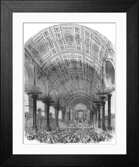 Framed Print : Inauguration of St. Georges Hall, Liverpool, 1854 Framed Print : Inauguration of St. Georges Hall, Liverpool, 1854