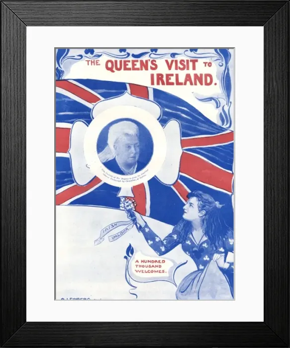 Framed Print : Queen Victorias visit to Ireland, 1900 Framed Print : Queen Victorias visit to Ireland, 1900